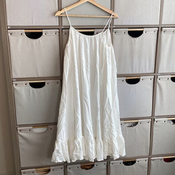 Storia trapeze ruffle midi dress - Picture 5 of 9